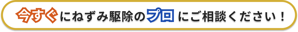 今すぐにねずみ駆除のプロ にご相談ください！