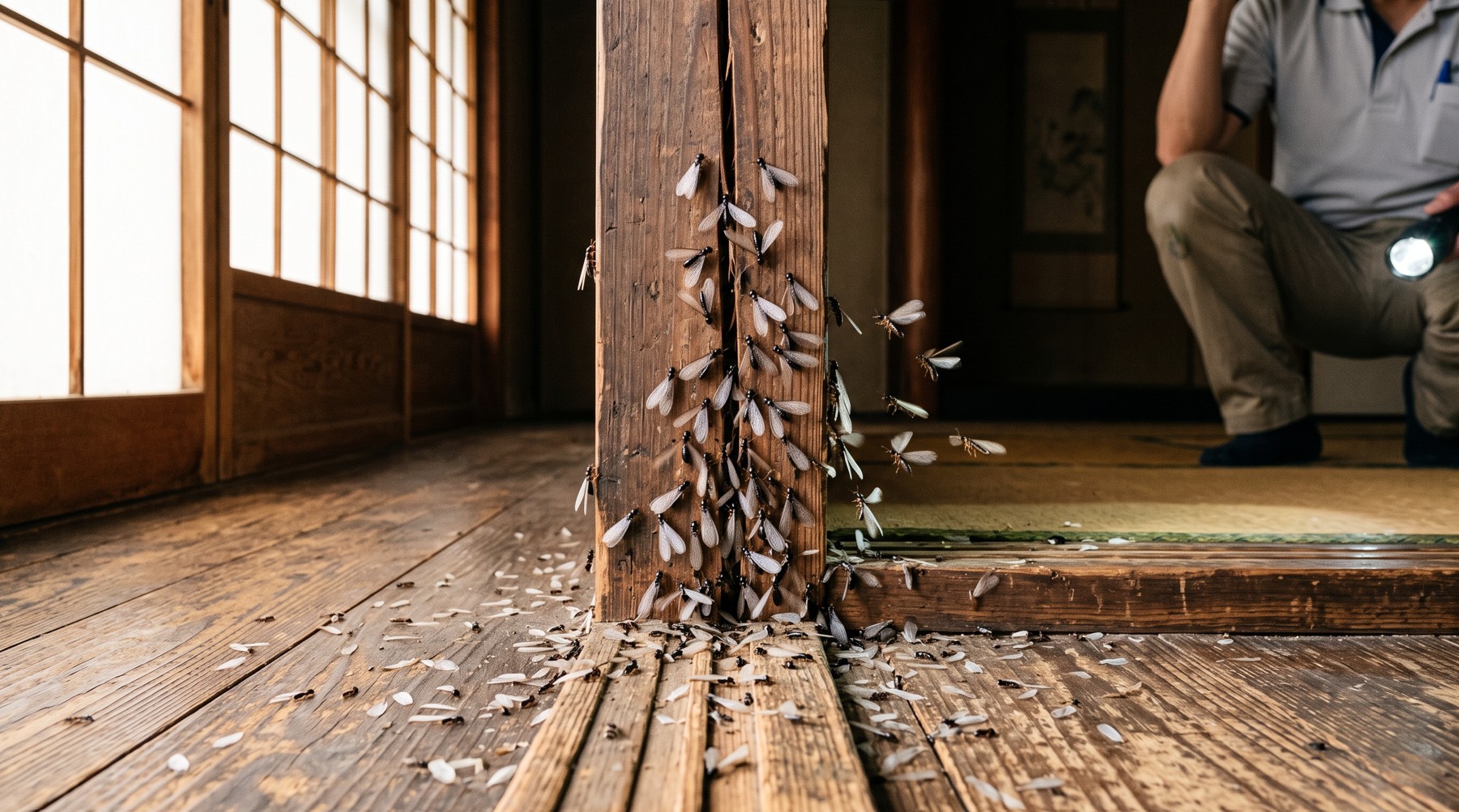 5月の羽アリには要注意！羽アリ発生時期やその対処法について解説