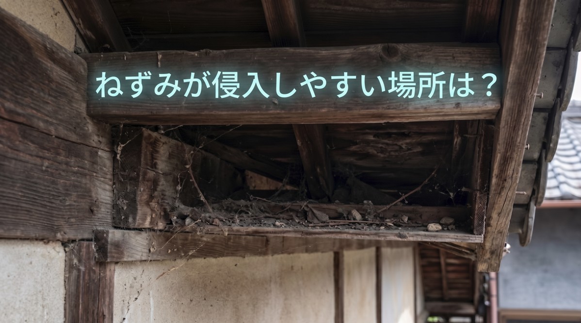 戸建て住宅のねずみ駆除ガイド、侵入しやすい場所と効果的な対策について解説！