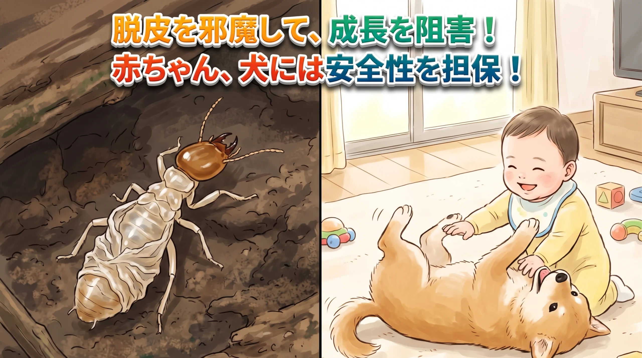 三共消毒のエコベイトシステムの肝 蚊もシロアリも同じ仕組みで倒す！昆虫の「バリア機能」を逆手にとった最新の駆除技術とは？